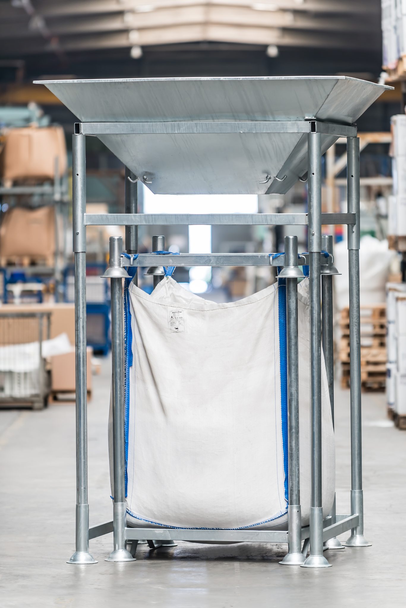 Bulk handling Big Bag, Manubag, emptying / filling stations ManuLine