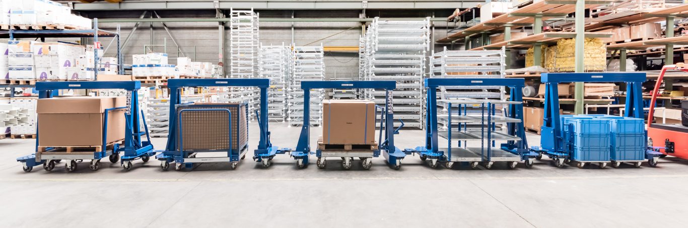 Rolls logistiques et chariots manutention solution lean (milk run