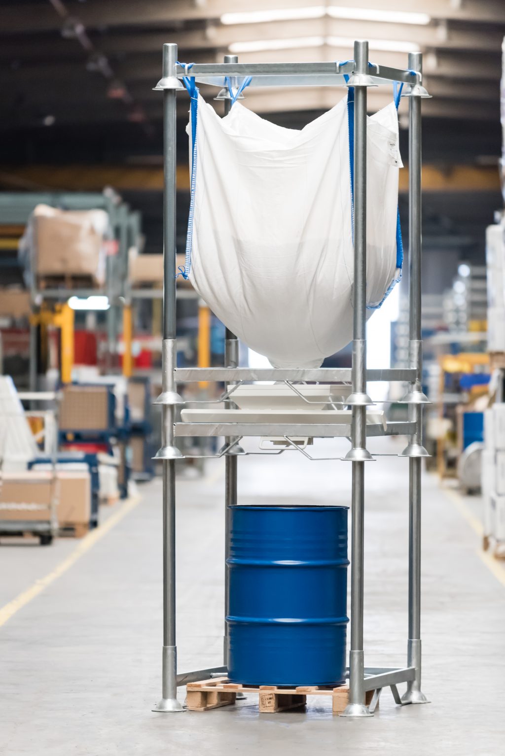 Bulk handling Big Bag, Manubag, emptying / filling stations ManuLine