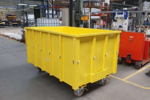 Custom-built, ergonomic industrial skip